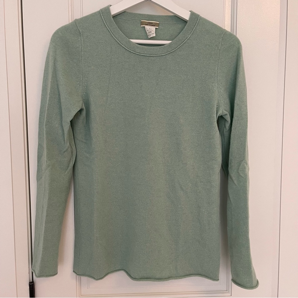 100% cashmere crewneck sweater - J Crew - small